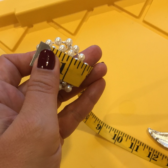 Rhinestones and faux pearls beautiful brooches set - Picture 10 of 11